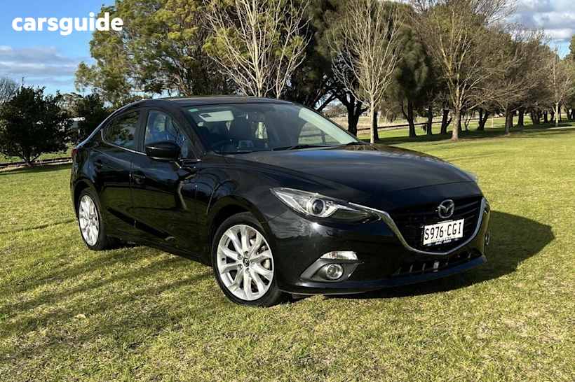 Black 2016 Mazda 3 Sedan SP25
