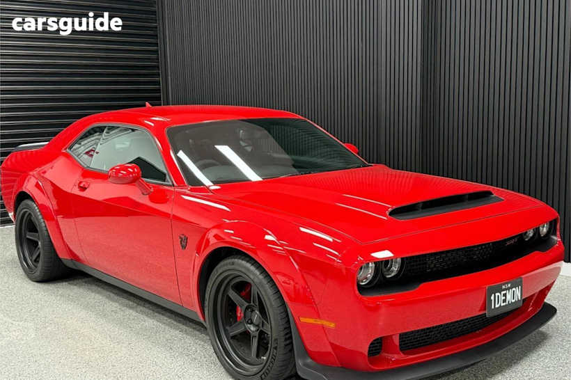 Red 2015 Dodge Challenger Coupe Hellcat