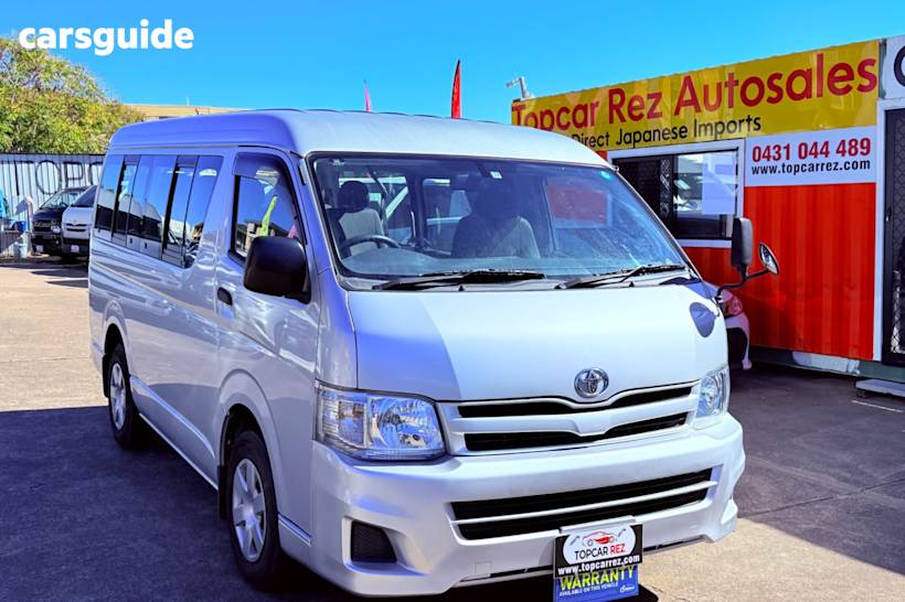 Silver 2013 Toyota HiAce Commercial COMMUTER