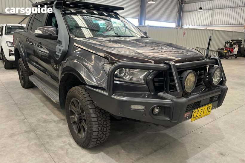 Grey 2019 Ford Ranger Double Cab Pick Up Wildtrak 2.0 (4X4)