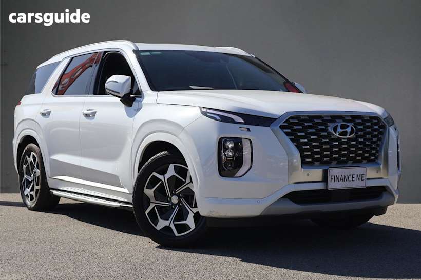 White 2022 Hyundai Palisade Wagon Highlander (7 Seat)