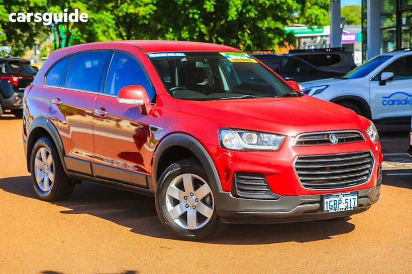 Red 2016 Holden Captiva Wagon 5 LS (fwd)