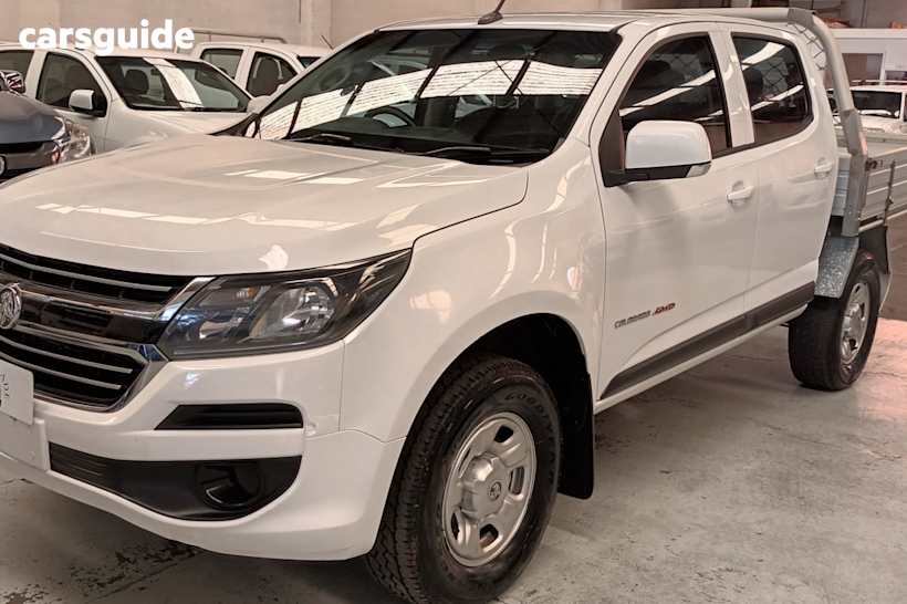 White 2016 Holden Colorado Crew Cab Chassis LS (4X4)
