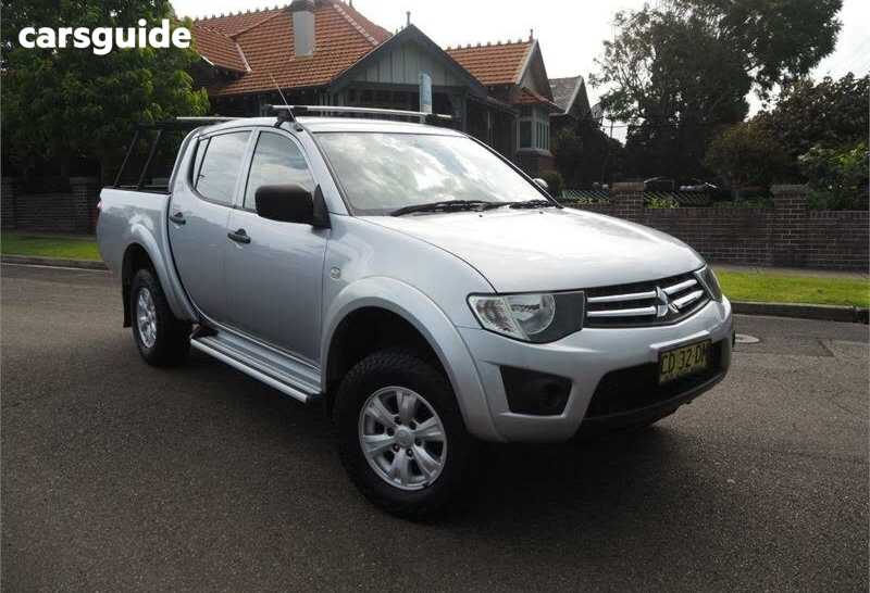 Silver 2015 Mitsubishi Triton Double Cab Utility GLX (4X4)