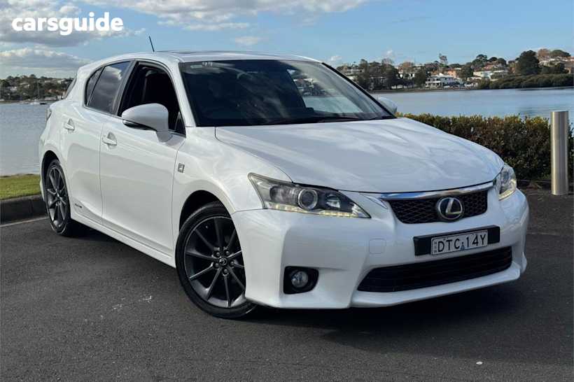 White 2011 Lexus CT200H Hatchback F Sport