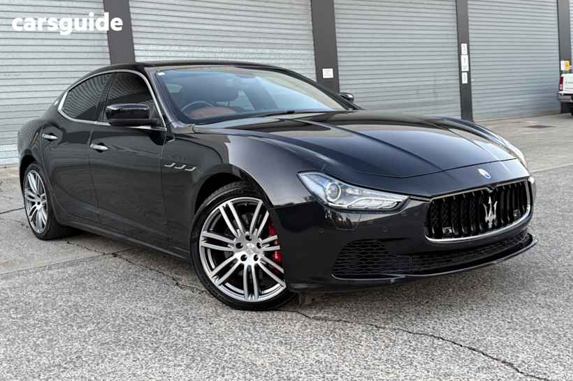Black 2015 Maserati Ghibli Sedan S