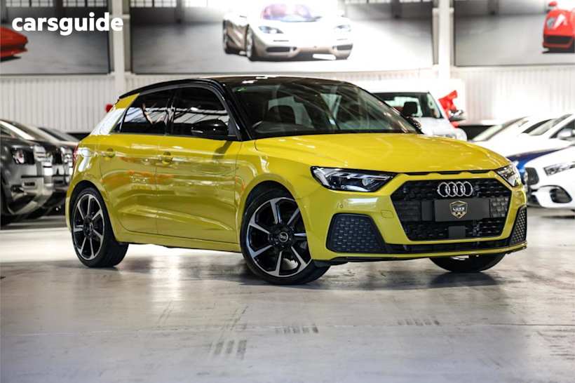 Yellow 2021 Audi A1 Hatch