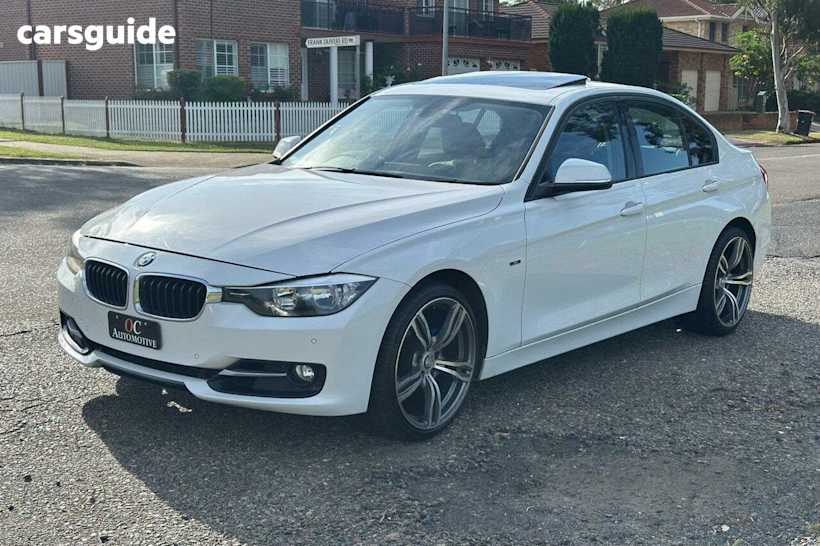 White 2012 BMW 320I Sedan Luxury Line
