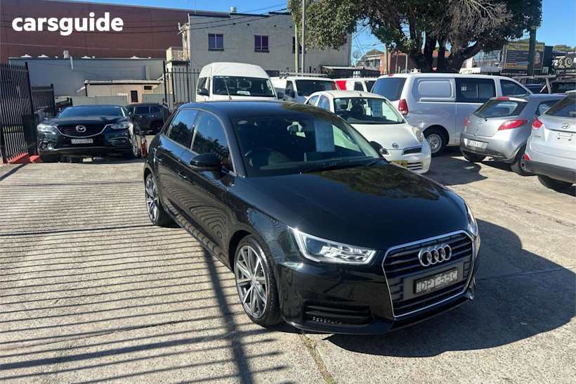 Black 2017 Audi A1 Hatchback Sportback 1.0 Tfsi