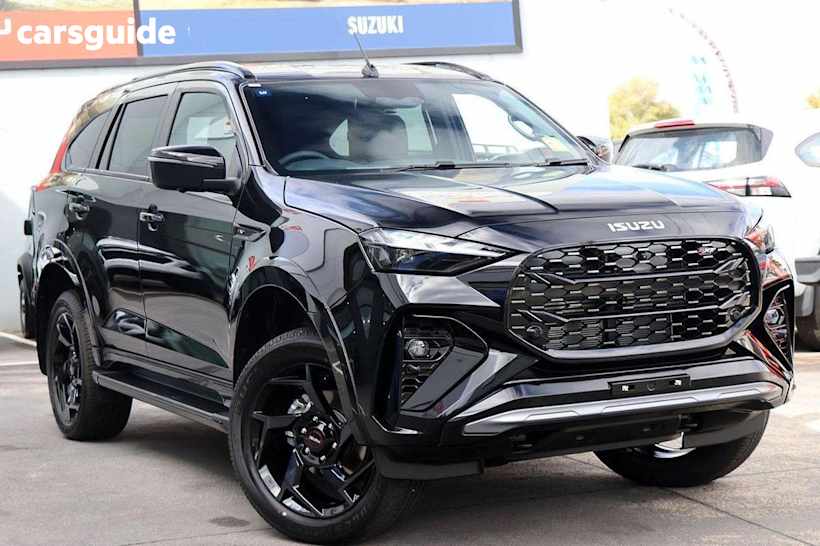 Black 2025 Isuzu MU-X Wagon X-Terrain (4X4)