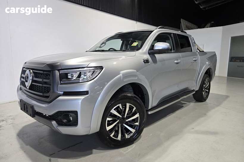 Silver 2025 GWM Cannon Dual Cab Utility Ultra (4X4)