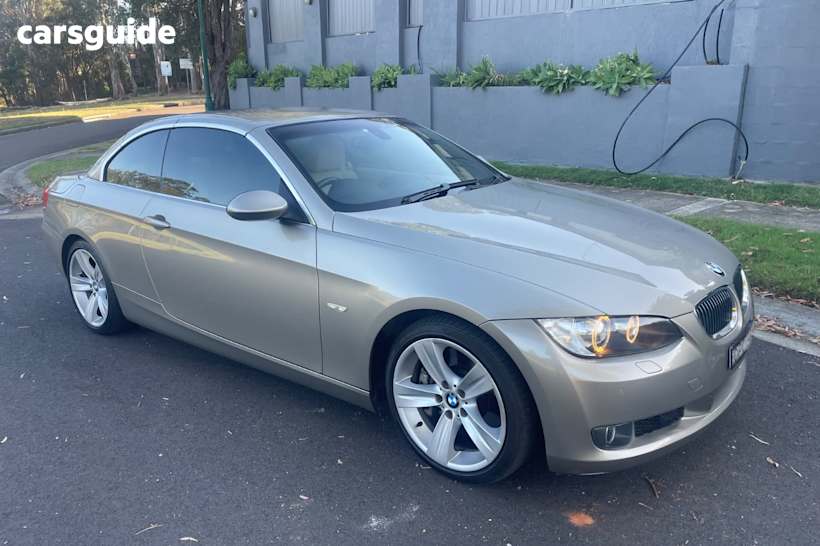 Gold 2008 BMW 335I Convertible