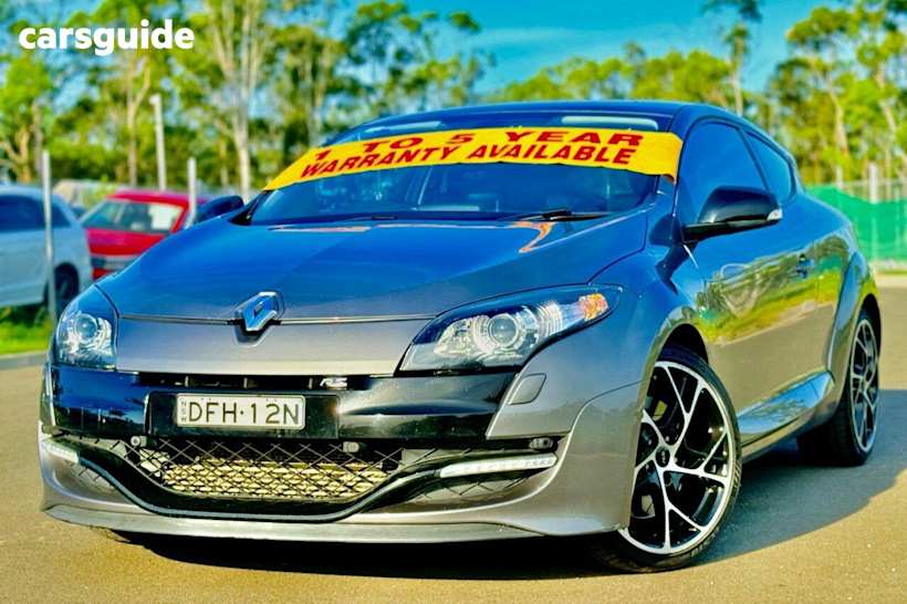 Grey 2014 Renault Megane Coupe RS 265 Trophy +