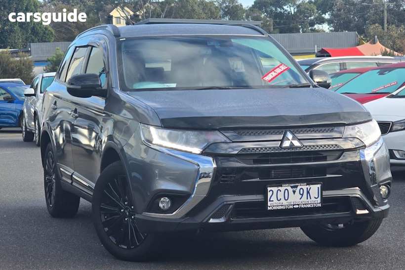 Grey 2019 Mitsubishi Outlander Wagon Black Edition 7 Seat (2Wd)