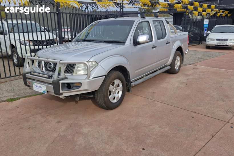Silver 2008 Nissan Navara Dual Cab Pick-up St-X (4X4)