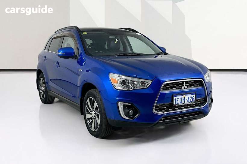 Blue 2014 Mitsubishi ASX Wagon XLS (4WD)