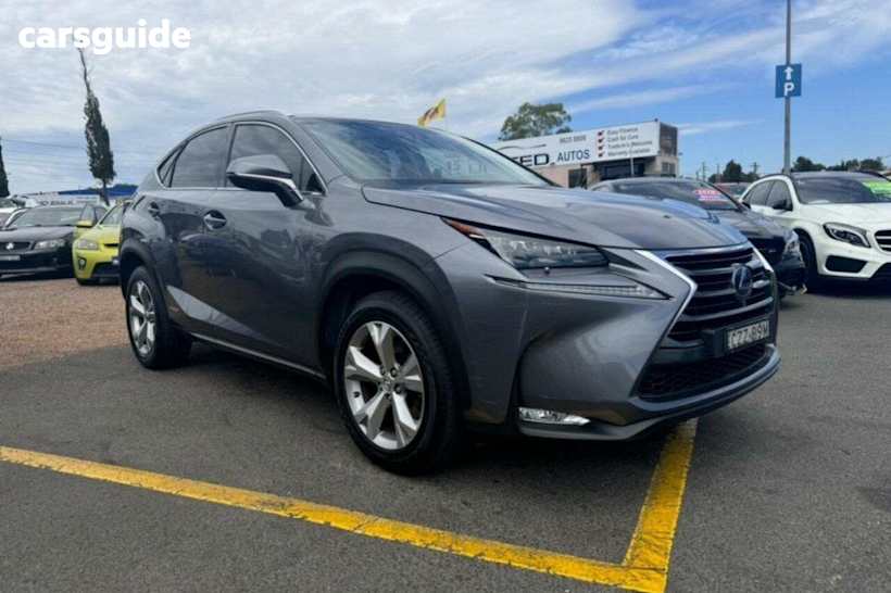 Grey 2015 Lexus NX300H Wagon Sports Luxury Hybrid (awd)