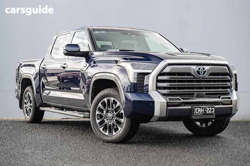 Blue 2023 Toyota Tundra Dual Cab Pick-up Limited