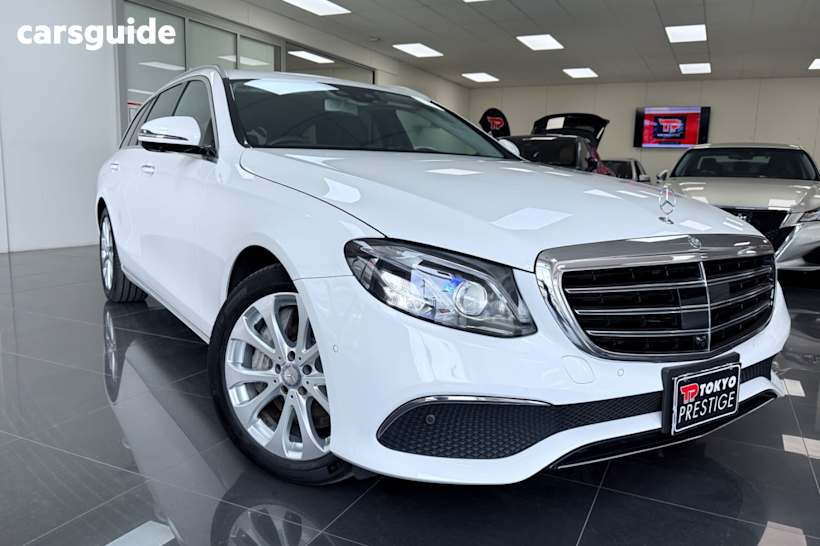 White 2017 Mercedes-Benz E400 Wagon 4MATIC