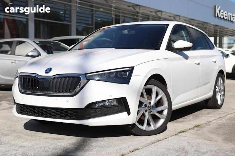 White 2022 Skoda Scala Hatchback Signature 110Tsi