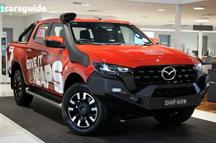 Red 2025 Mazda BT-50 Dual Cab Pick-up GT (4X4)