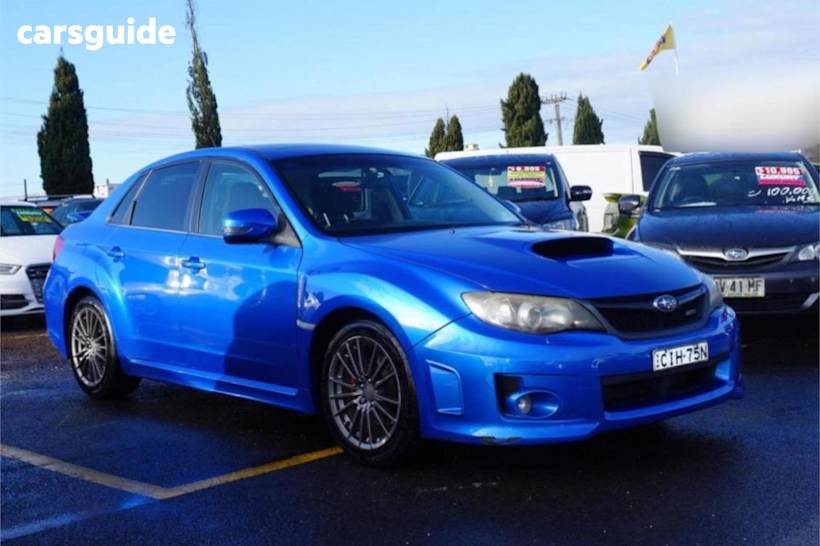 Blue 2011 Subaru Impreza Sedan Wrx (Awd)