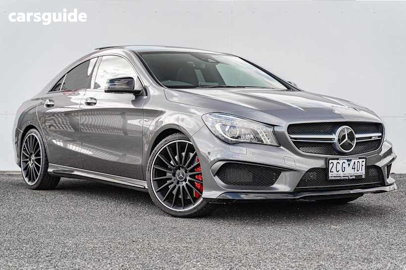 Grey 2015 Mercedes-Benz CLA45 Coupe AMG