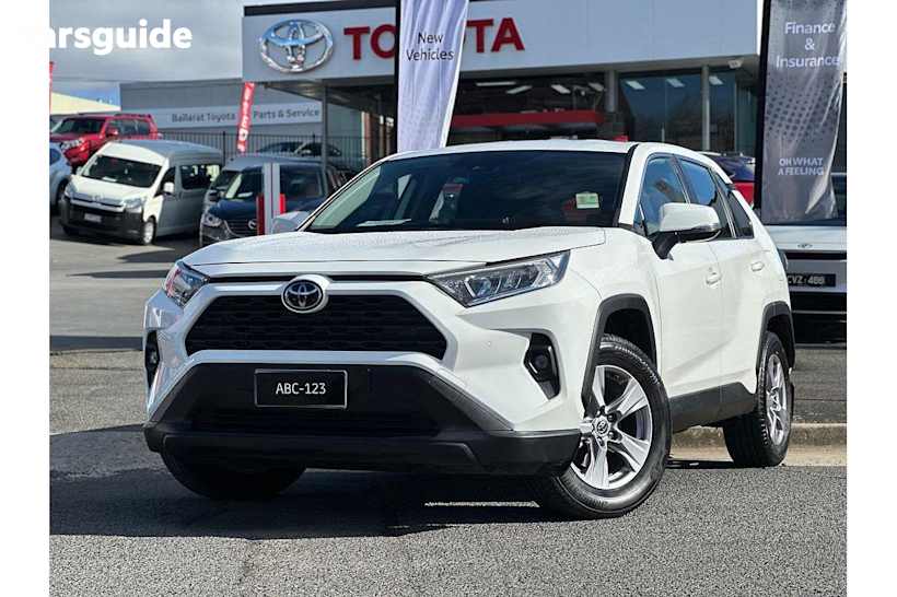 White 2024 Toyota RAV4 SUV GX F
