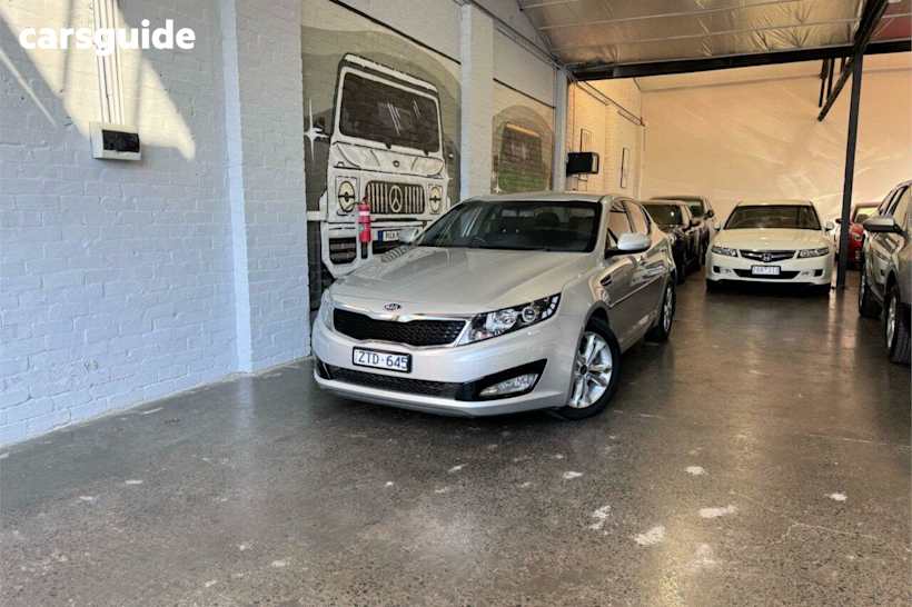 Silver 2013 Kia Optima Sedan SI