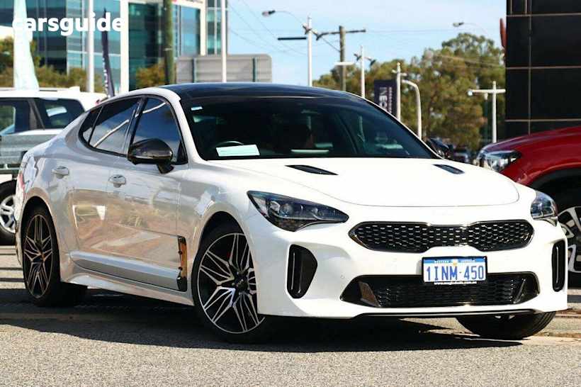 White 2022 Kia Stinger Sedan GT (red Leather)