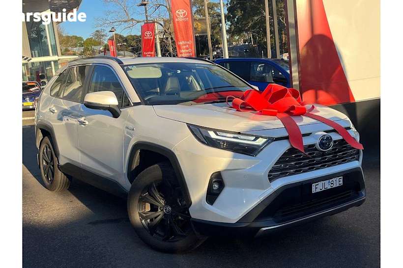 White 2024 Toyota RAV4 Wagon Cruiser (2WD) Hybrid
