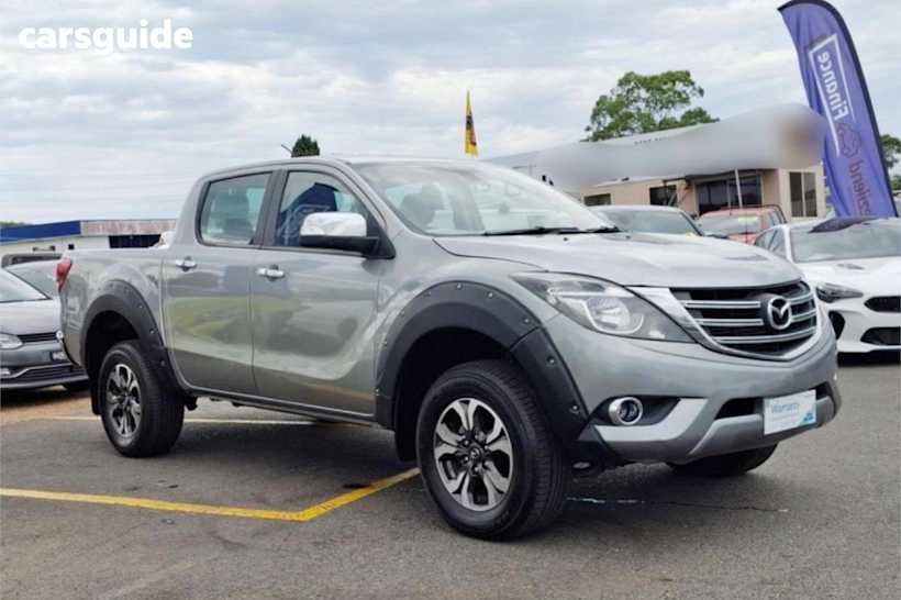 Silver 2018 Mazda BT-50 Dual Cab Utility Gt (4X4)