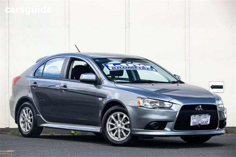 Grey 2012 Mitsubishi Lancer Hatchback ES Sportback