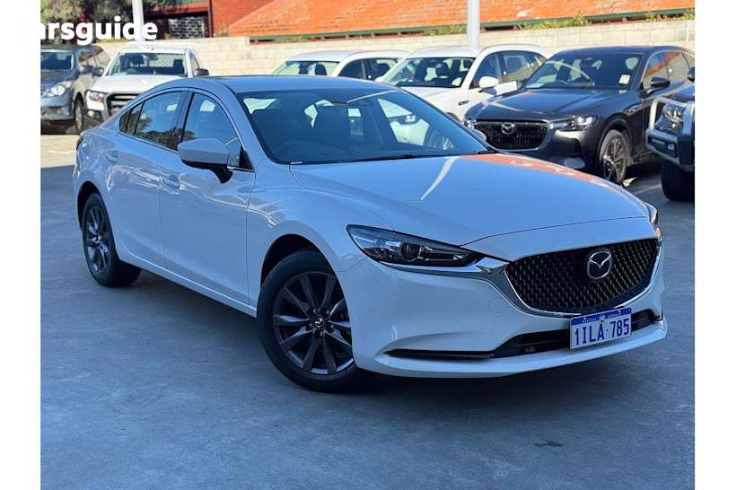 White 2024 Mazda 6 Sedan G25 Sport