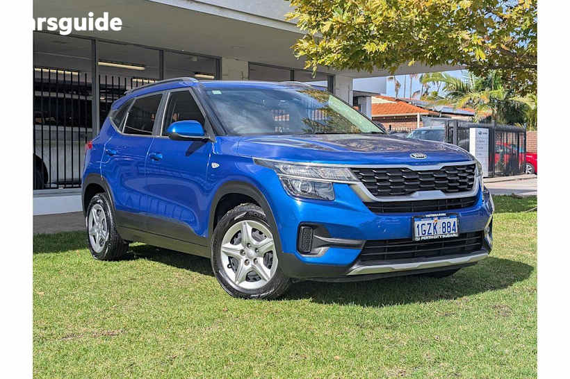Blue 2020 Kia Seltos SUV S F