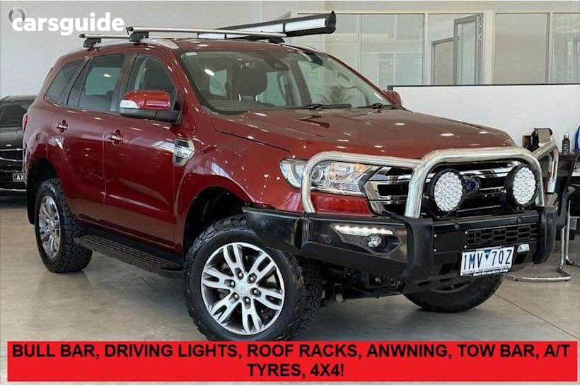 Red 2018 Ford Everest Wagon Trend (4WD)
