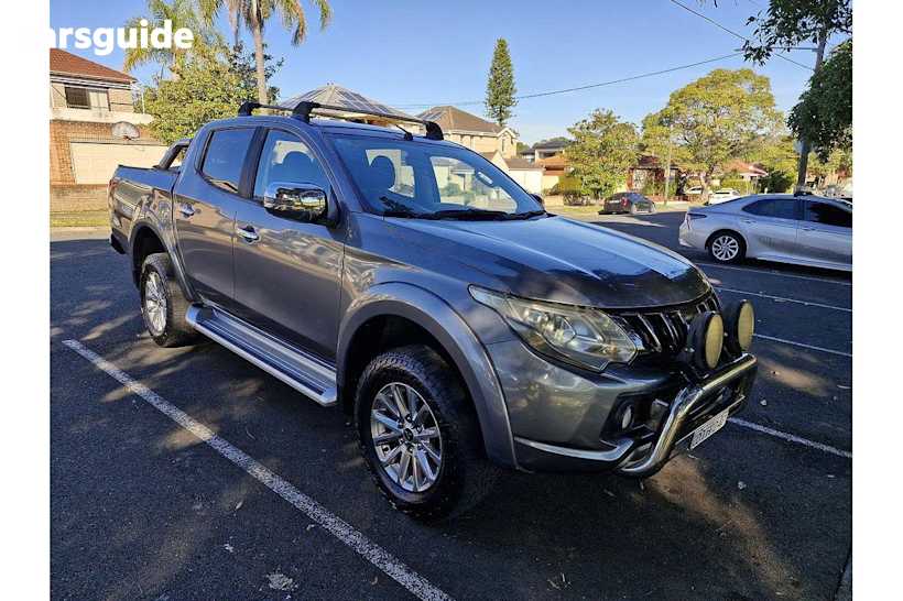 Grey 2017 Mitsubishi Triton Dual Cab Utility GLS (4X4)