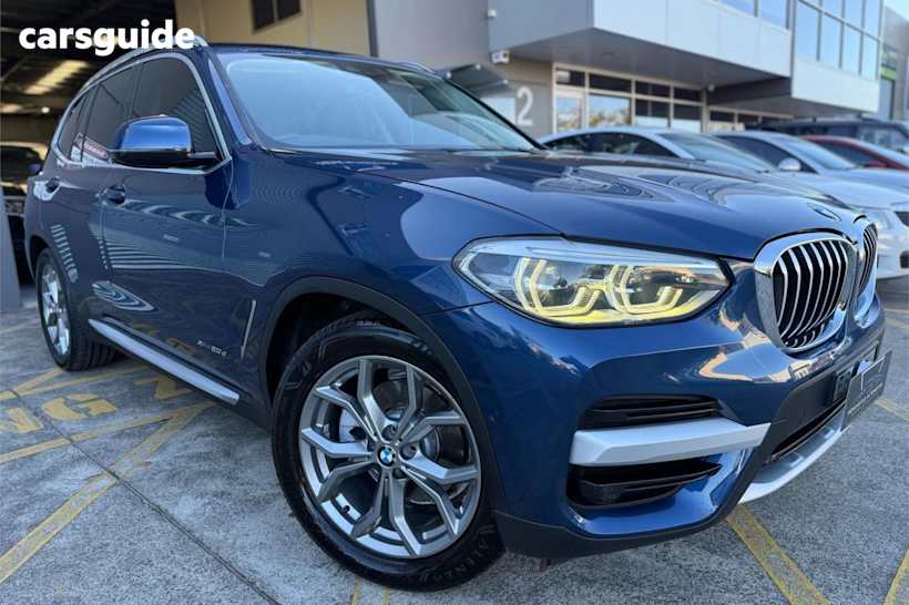 Blue 2018 BMW X3 Wagon Xdrive 20D