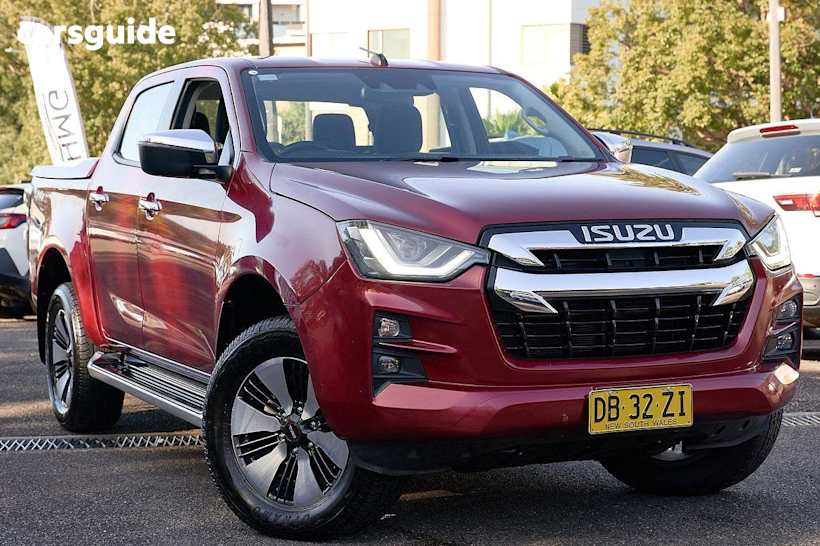 Red 2021 Isuzu D-MAX Crew Cab Utility LS-U (4X4)