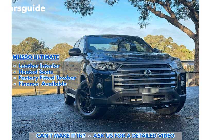 Blue 2022 Ssangyong Musso Crew Cab Pickup Ultimate