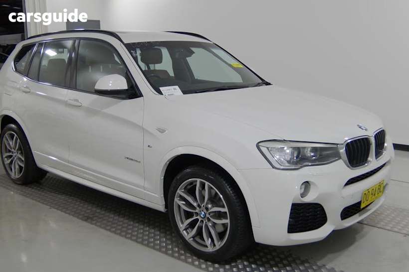 White 2015 BMW X3 Wagon Xdrive 20D