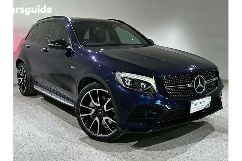 Blue 2017 Mercedes-Benz GLC-Class SUV GLC43 AMG 4WD