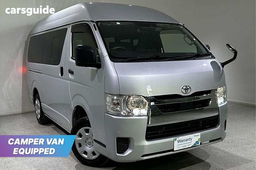 Silver 2021 Toyota Hiace Commercial