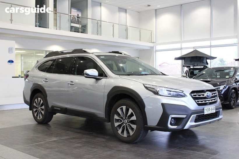 Silver 2024 Subaru Outback Wagon AWD Touring XT