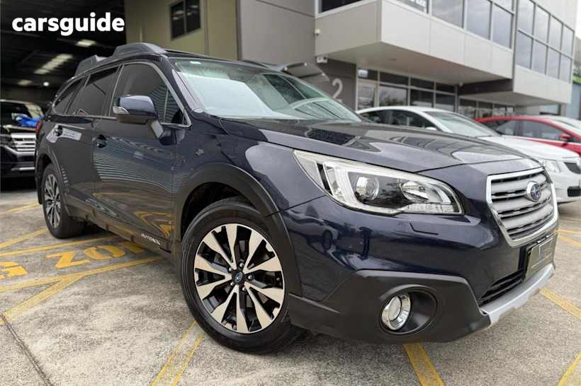 Blue 2015 Subaru Outback Wagon 2.0D Premium