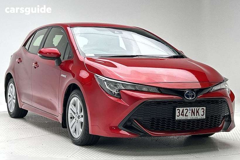 Red 2022 Toyota Corolla Hatch ASCENT SPORT HYBRID F