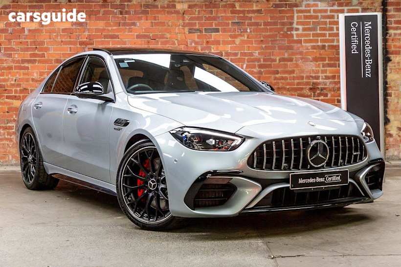 Silver 2024 Mercedes-Benz C63 Sedan S E Performance Mhev