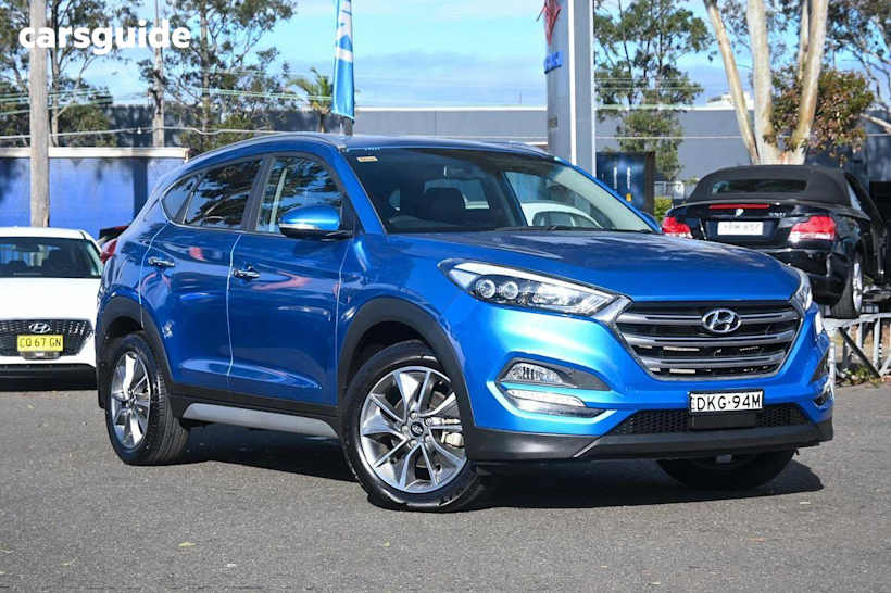 Blue 2018 Hyundai Tucson Wagon Elite R-Series (Awd)