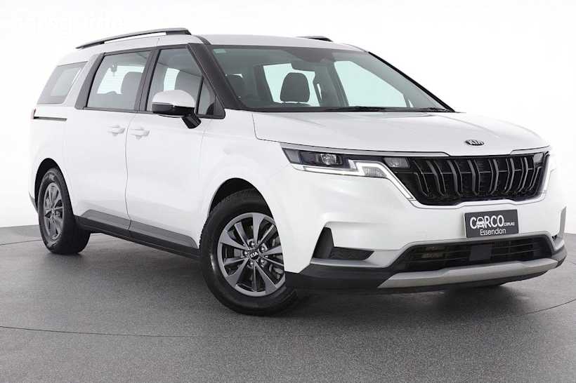 White 2021 Kia Carnival Wagon S