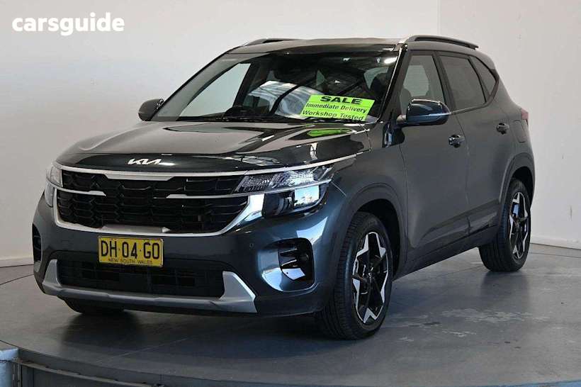 Grey 2023 Kia Seltos Wagon Sport+ (awd)
